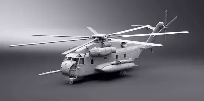 CH53E Super Stallion Scale model 3D print model