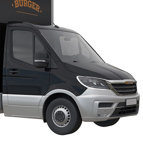 Generic Food Truck 3D model 5