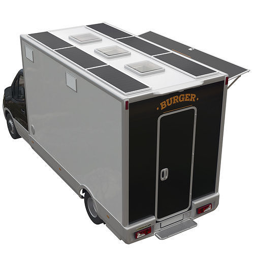 Generic Food Truck 3D model 3