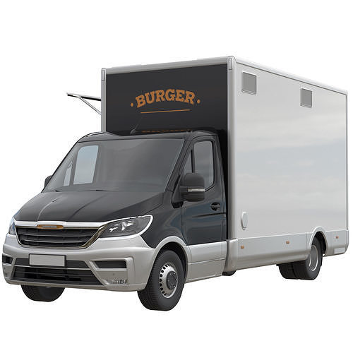 Generic Food Truck 3D model 4