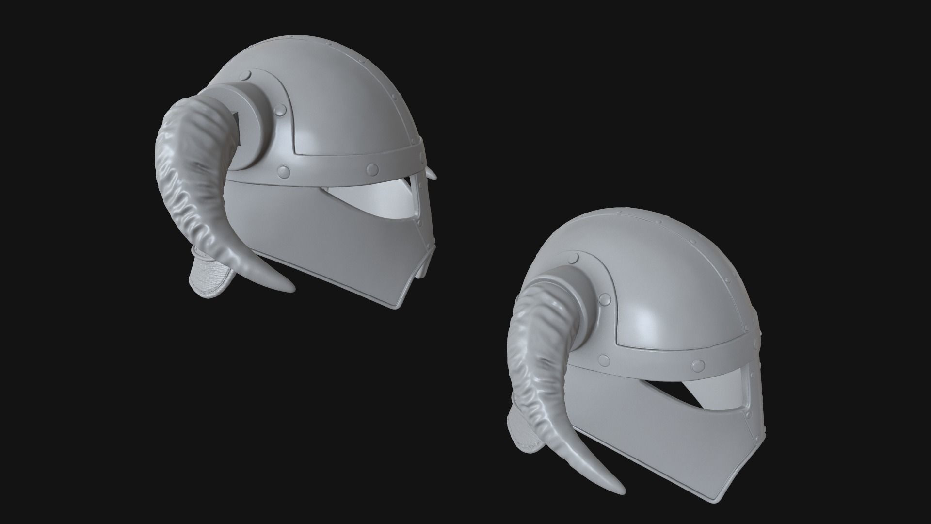 Viking helmet v4 3D print model_8
