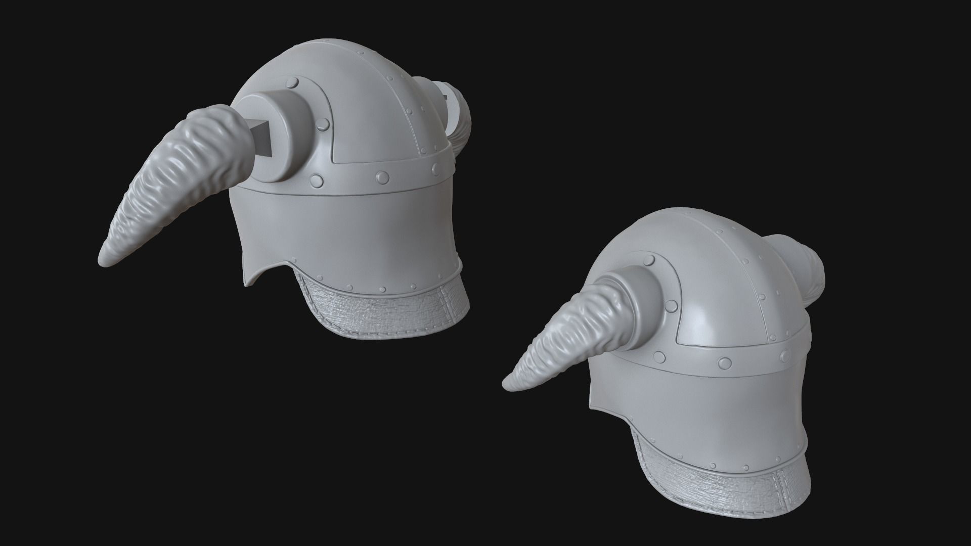 Viking helmet v4 3D print model_5