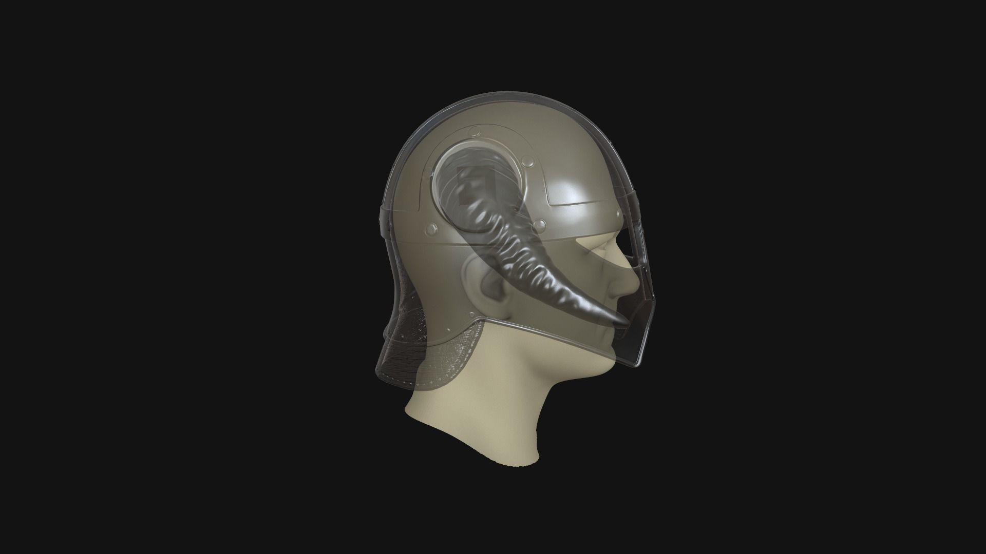 Viking helmet v4 3D print model_13