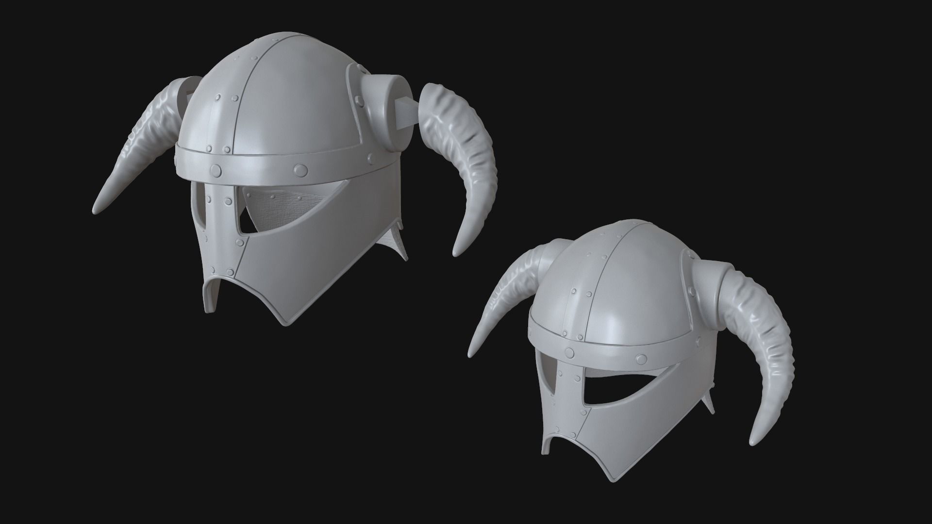 Viking helmet v4 3D print model_2