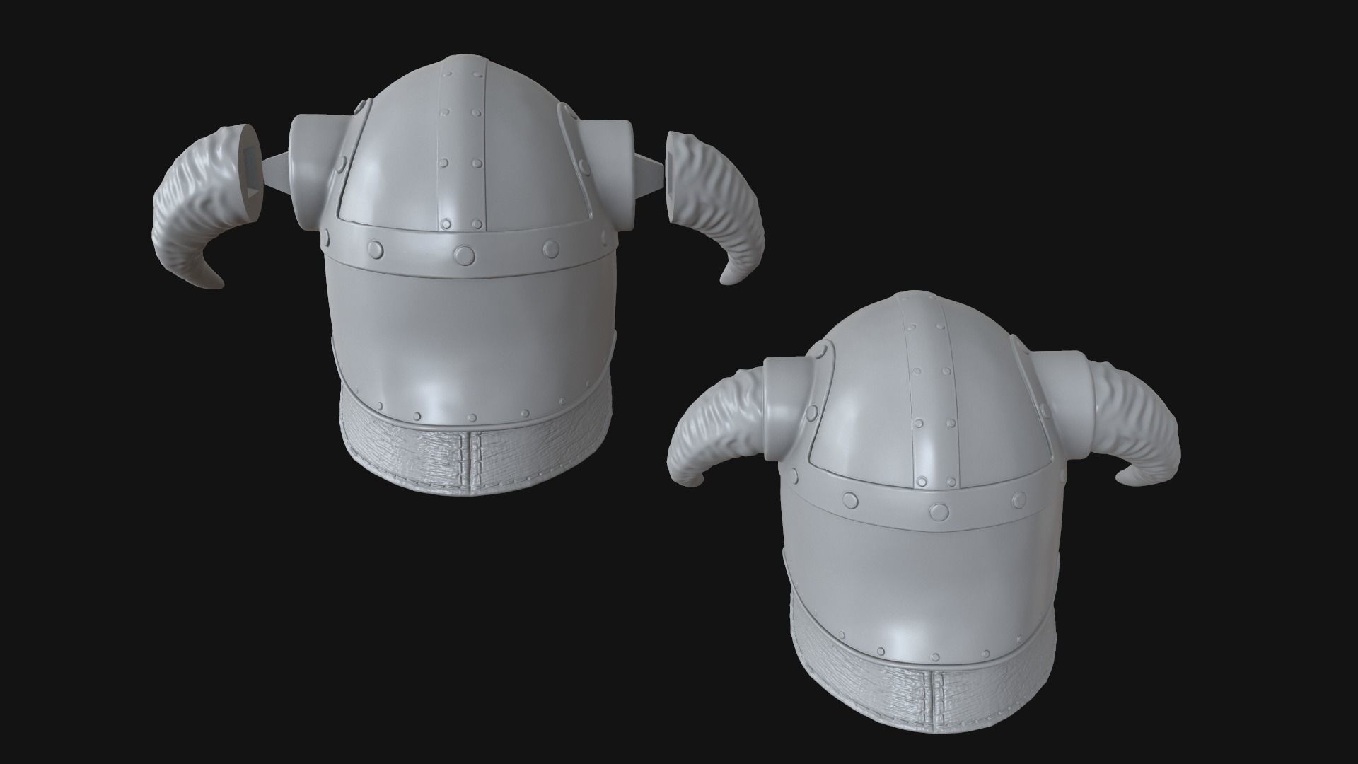 Viking helmet v4 3D print model_6