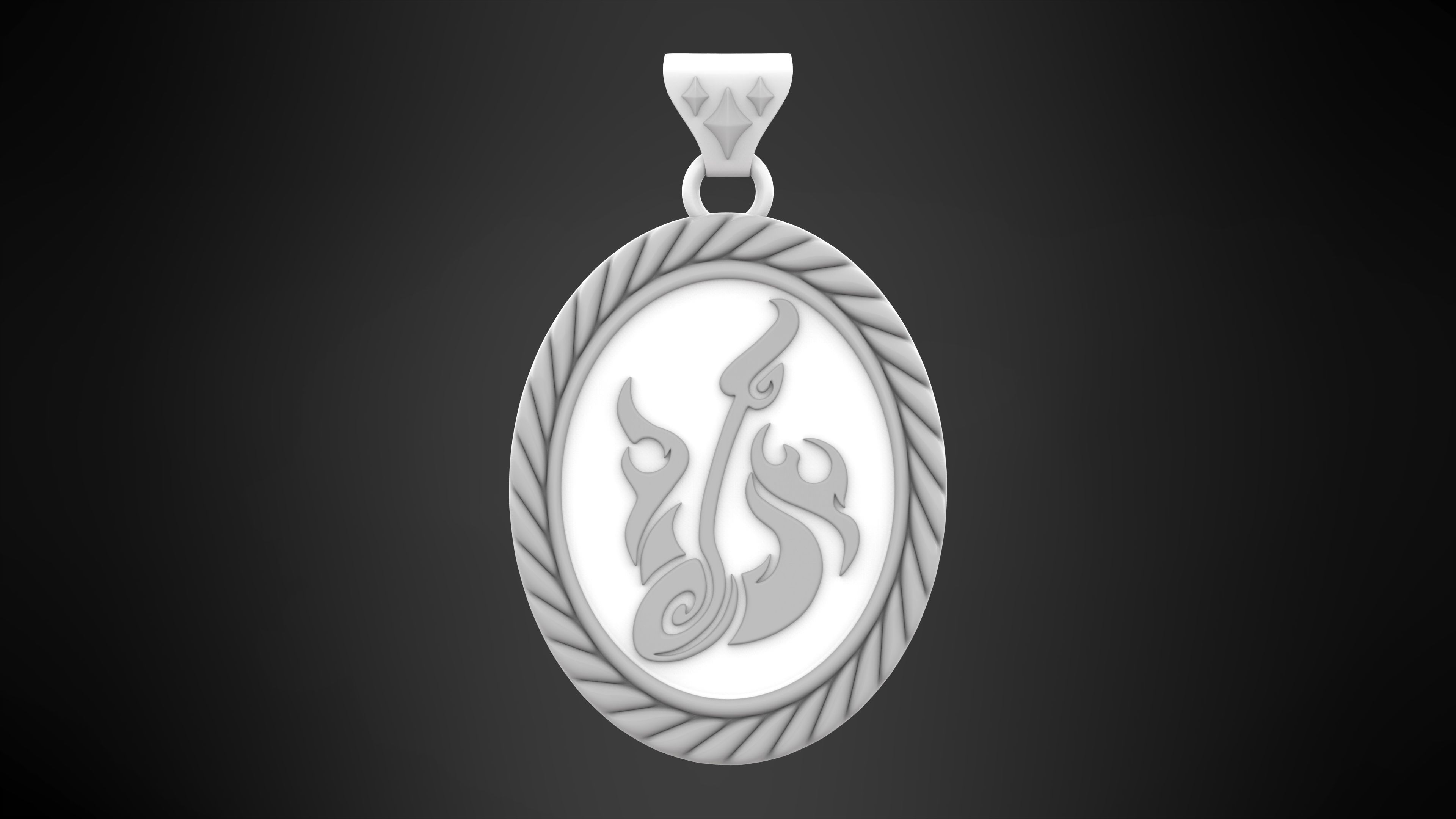 Trulla Pendant 3D print model_5