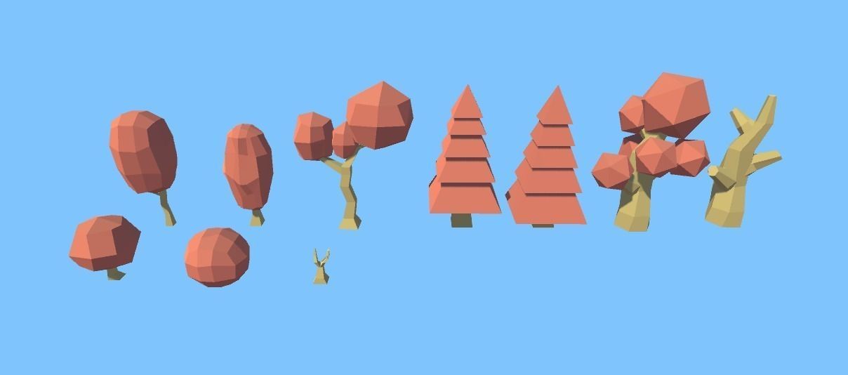Low Poly Nature Pack Low-poly 3D model_5