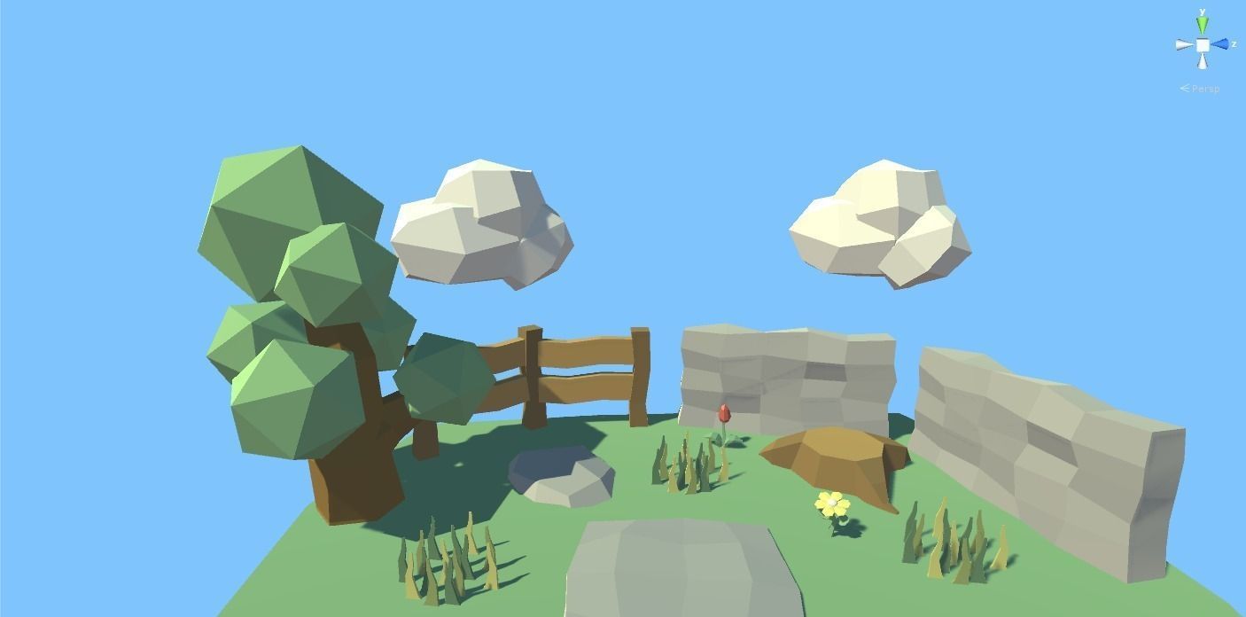 Low Poly Nature Pack Low-poly 3D model_0