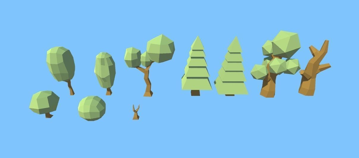Low Poly Nature Pack Low-poly 3D model_10