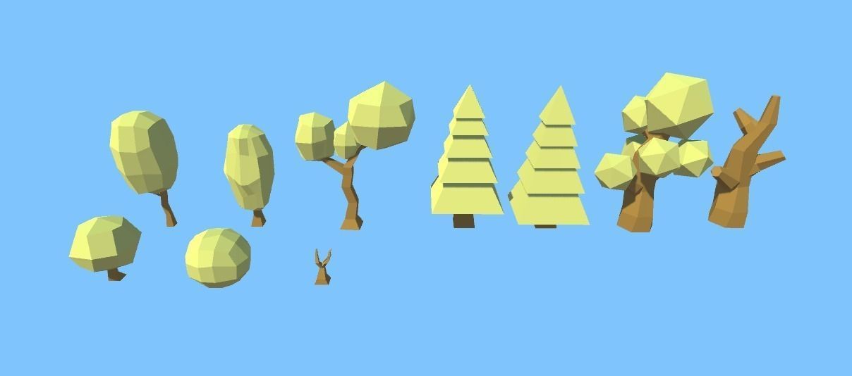 Low Poly Nature Pack Low-poly 3D model_7