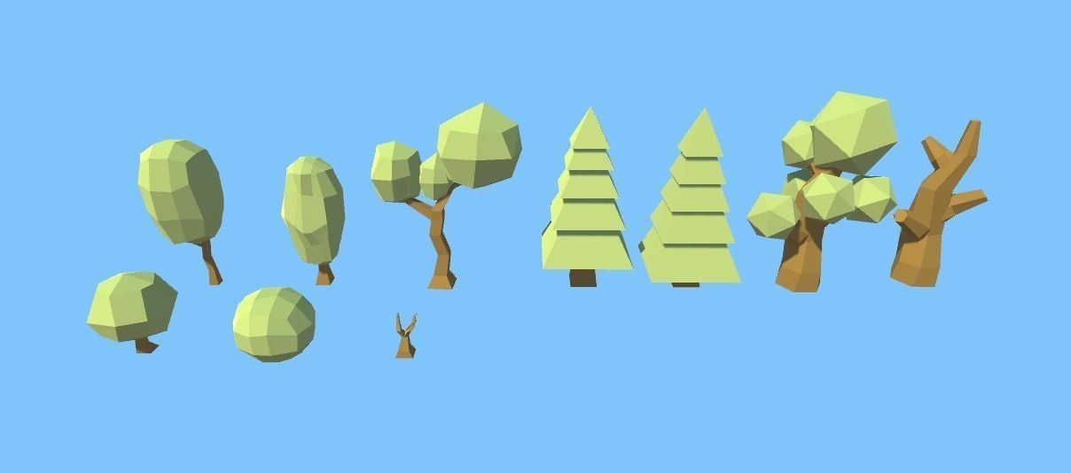 Low Poly Nature Pack Low-poly 3D model_12