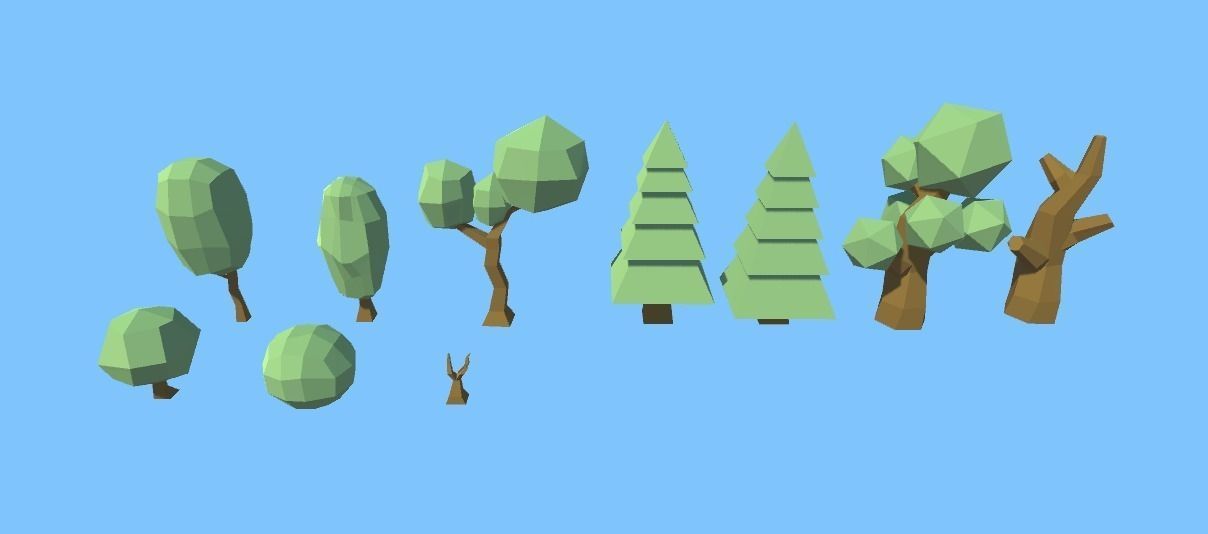 Low Poly Nature Pack Low-poly 3D model_9