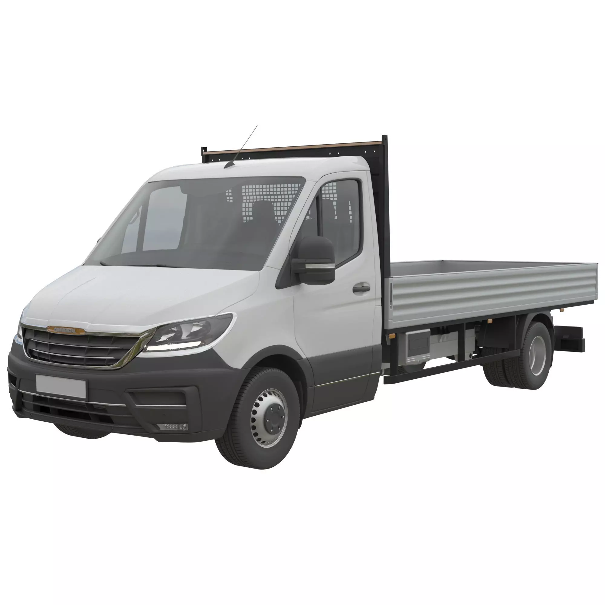 Generic Truck Chassis Cab 3D model_0