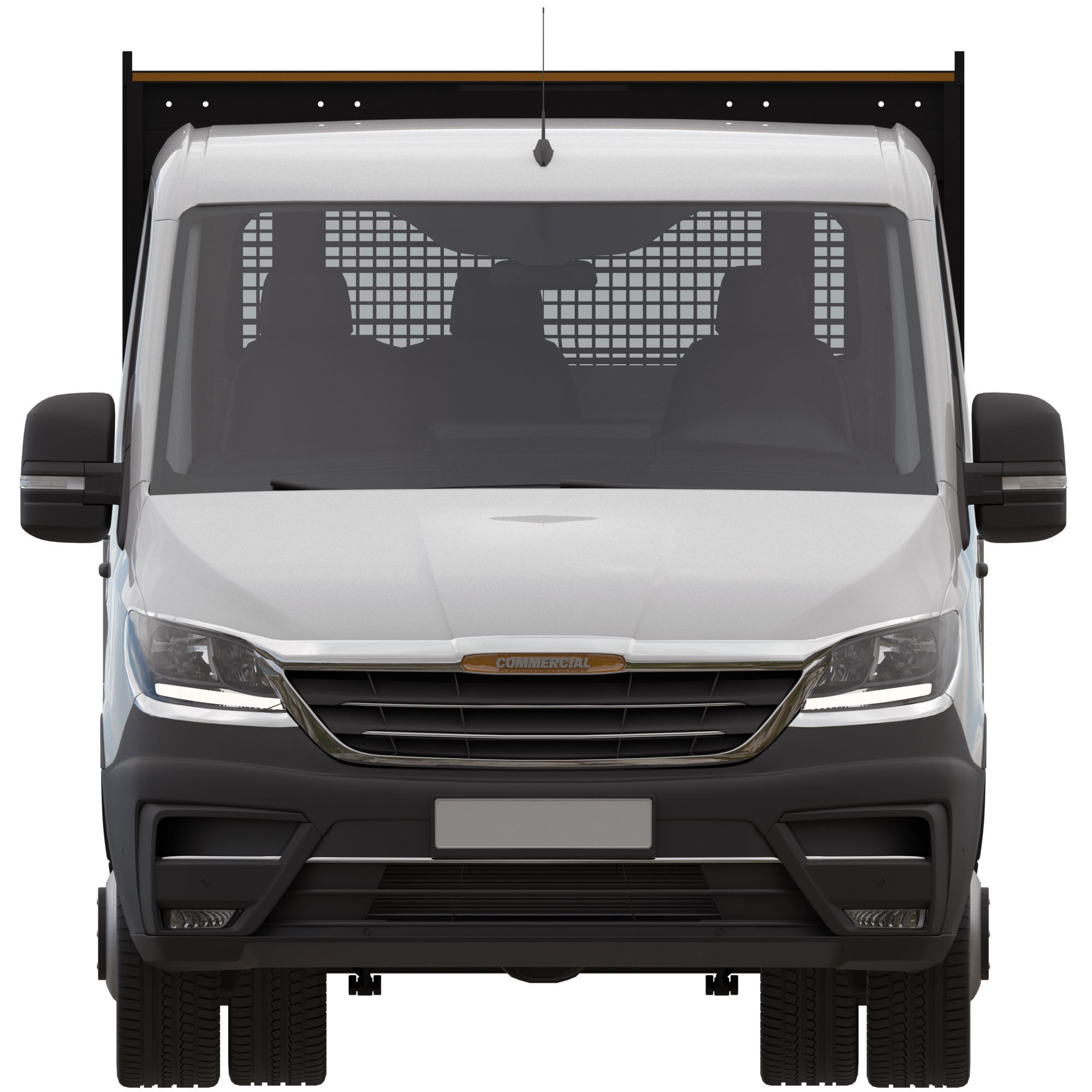 Generic Truck Chassis Cab 3D model_6