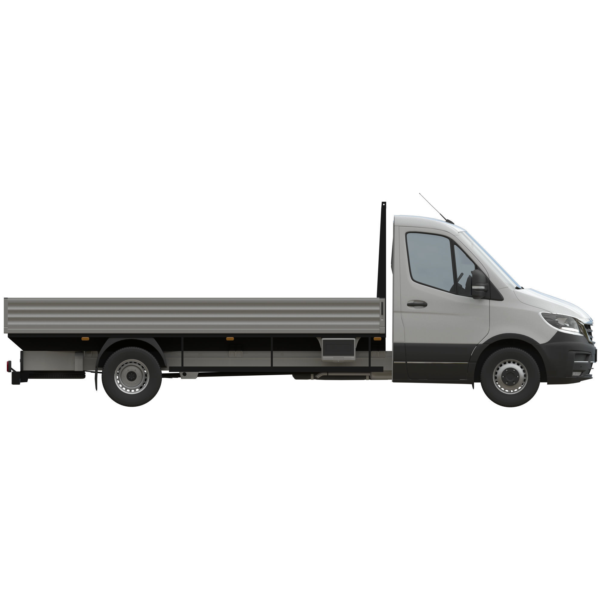 Generic Truck Chassis Cab 3D model_8