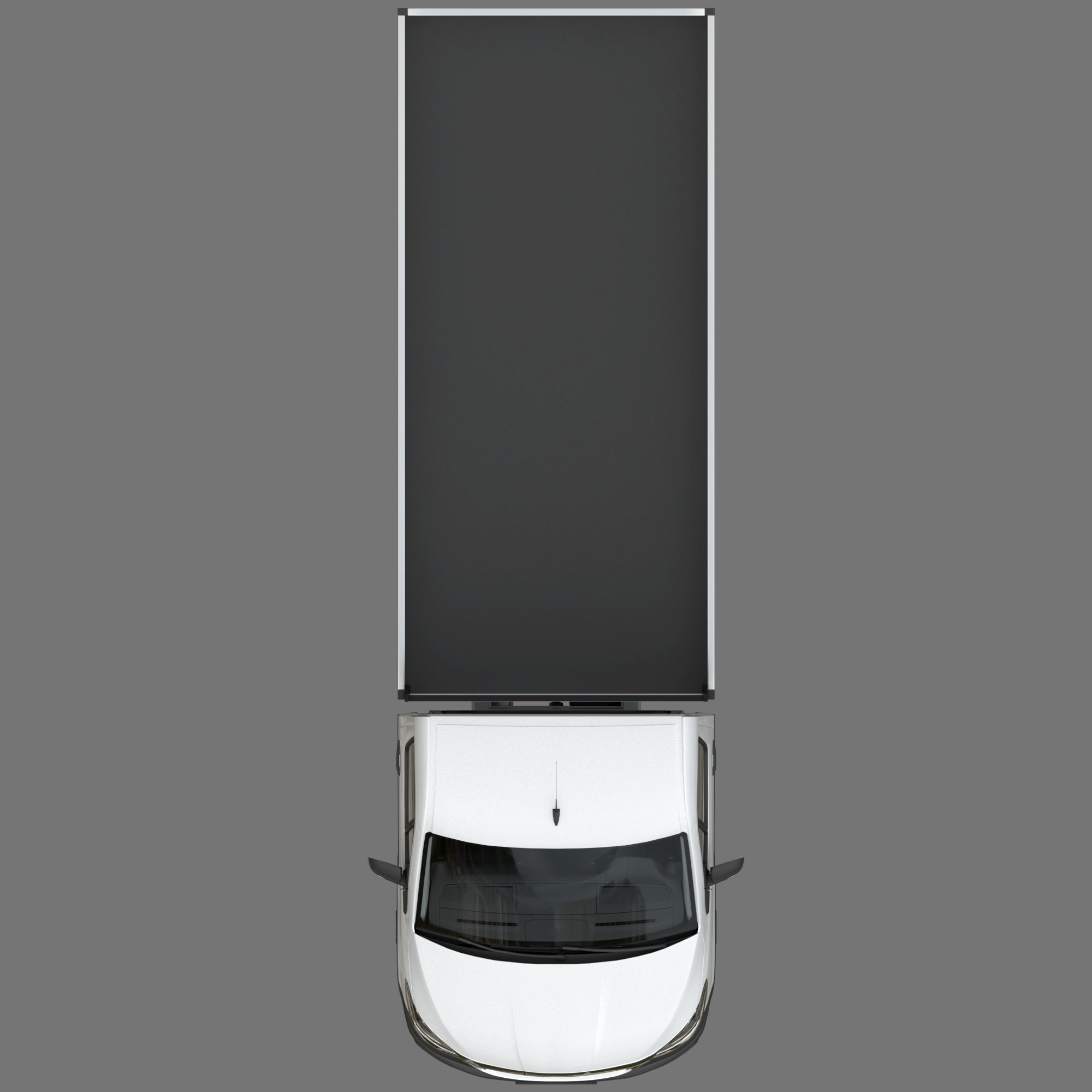 Generic Truck Chassis Cab 3D model_10