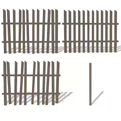 Old Wooden Fence Pack