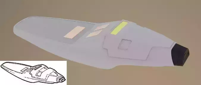 TNG  Style Energy Weapon Concept Phaser 3D print model