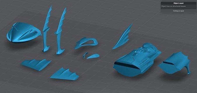 Bat Ski Boat Scale model 3D print model 6