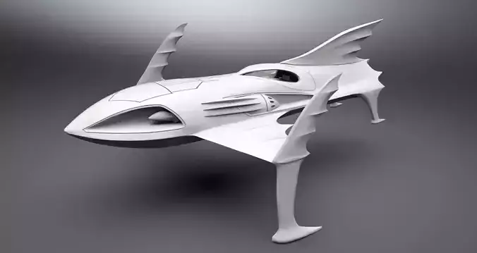 Bat Ski Boat Scale model 3D print model