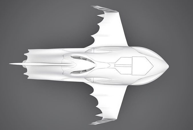 Bat Ski Boat Scale model 3D print model 5