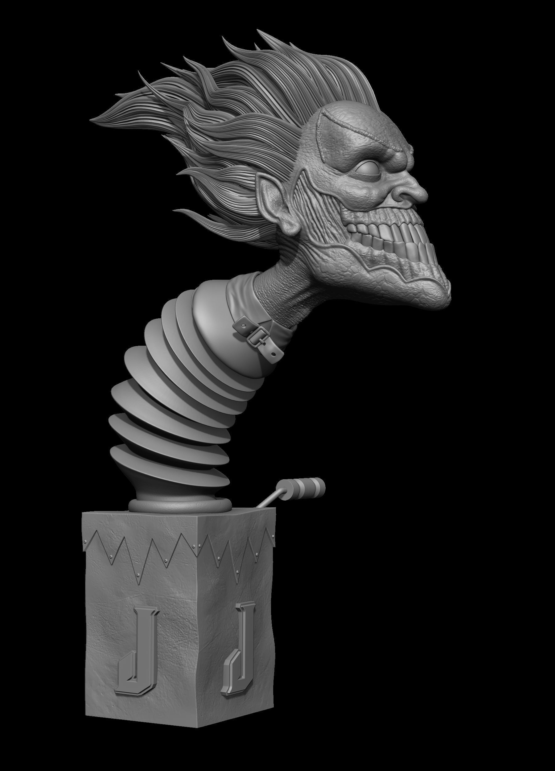 Joker 3D Model fire extinguisher 3D print model_13