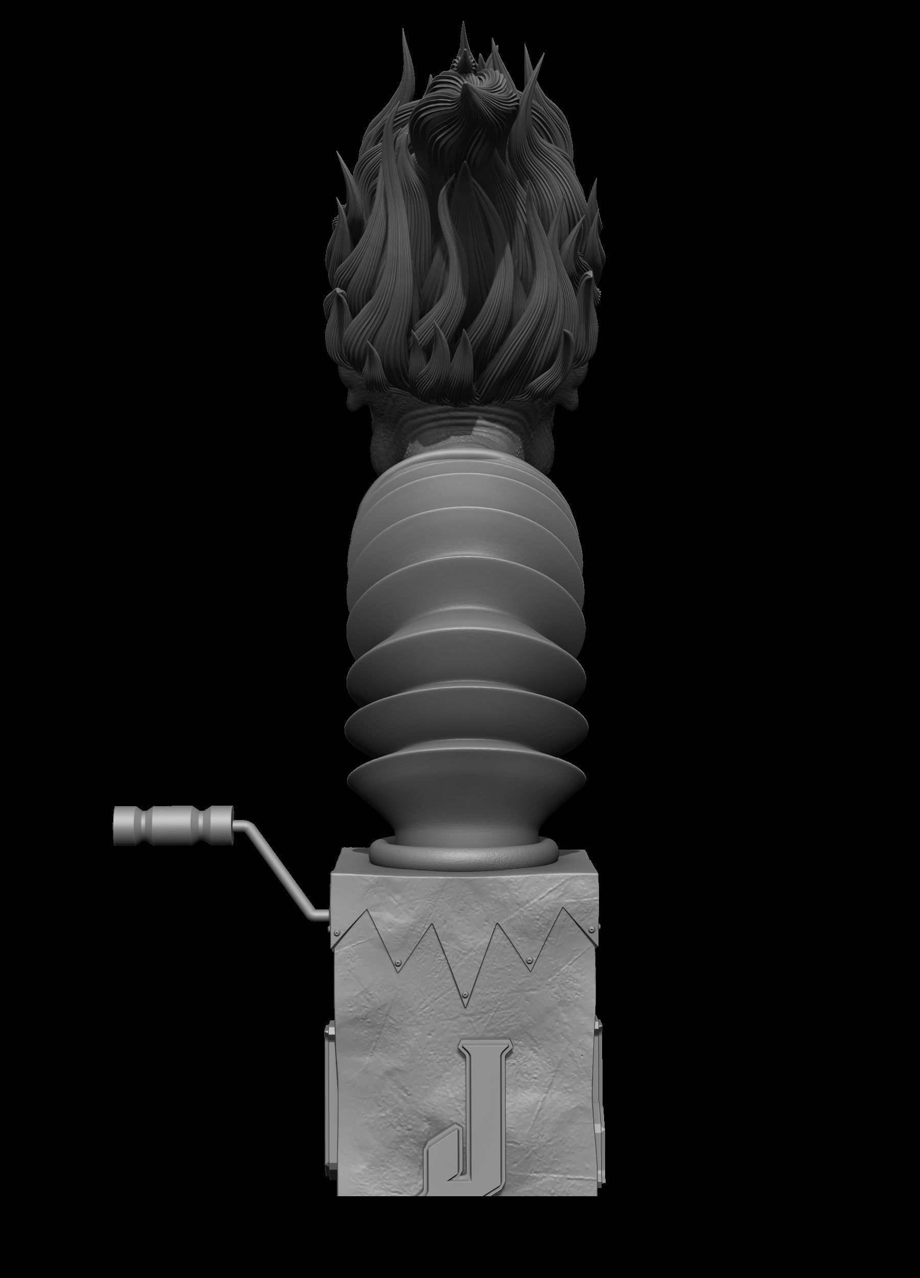 Joker 3D Model fire extinguisher 3D print model_8