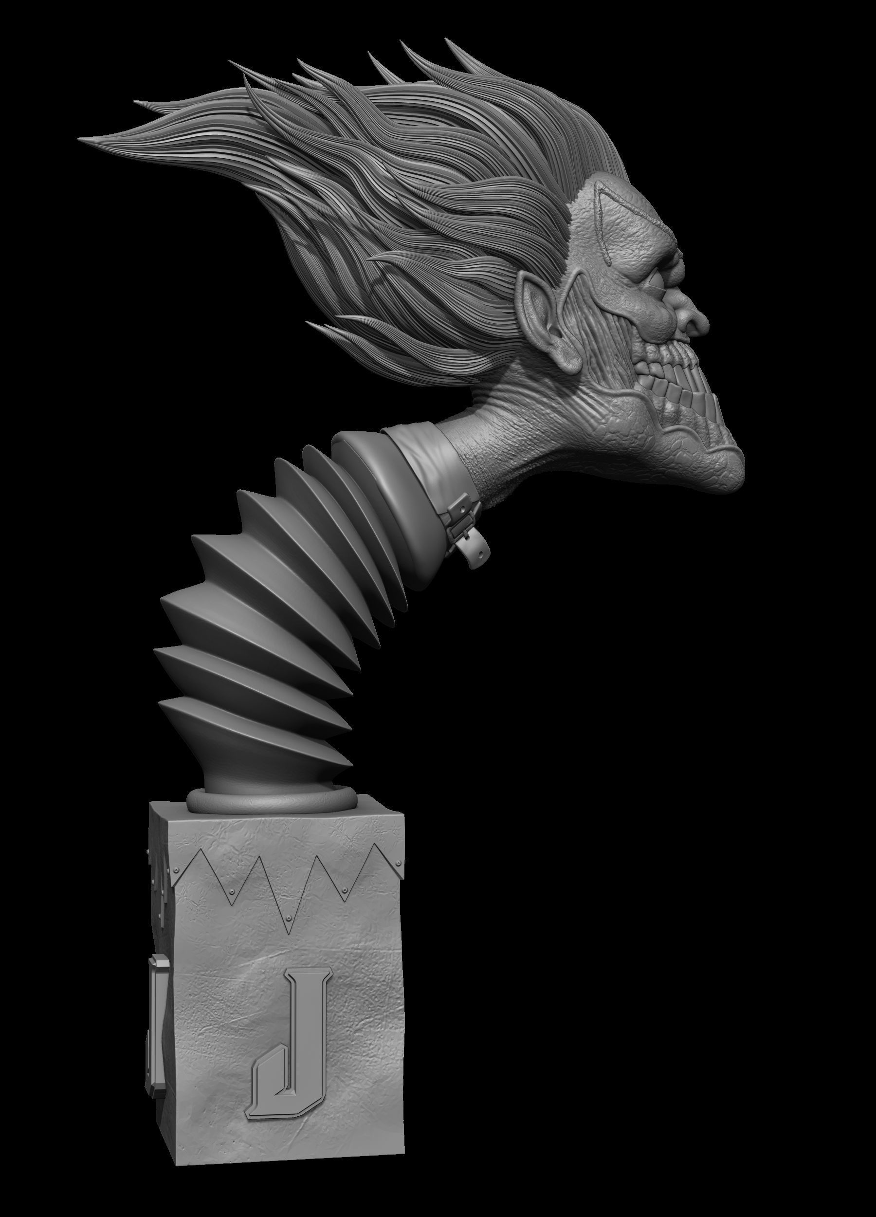 Joker 3D Model fire extinguisher 3D print model_11