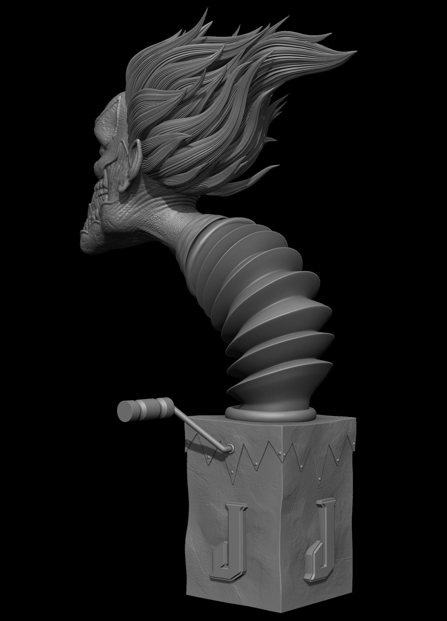 Joker 3D Model fire extinguisher 3D print model_6