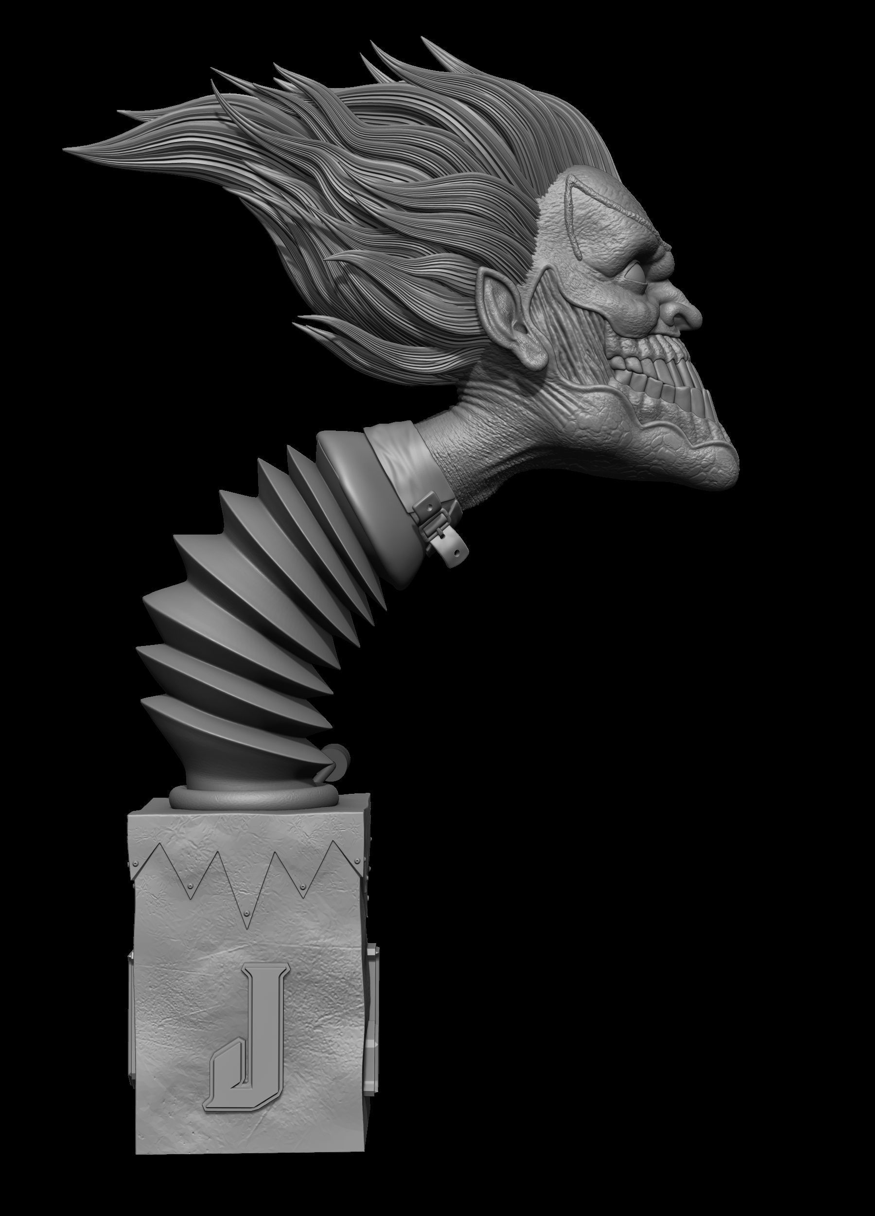 Joker 3D Model fire extinguisher 3D print model_12