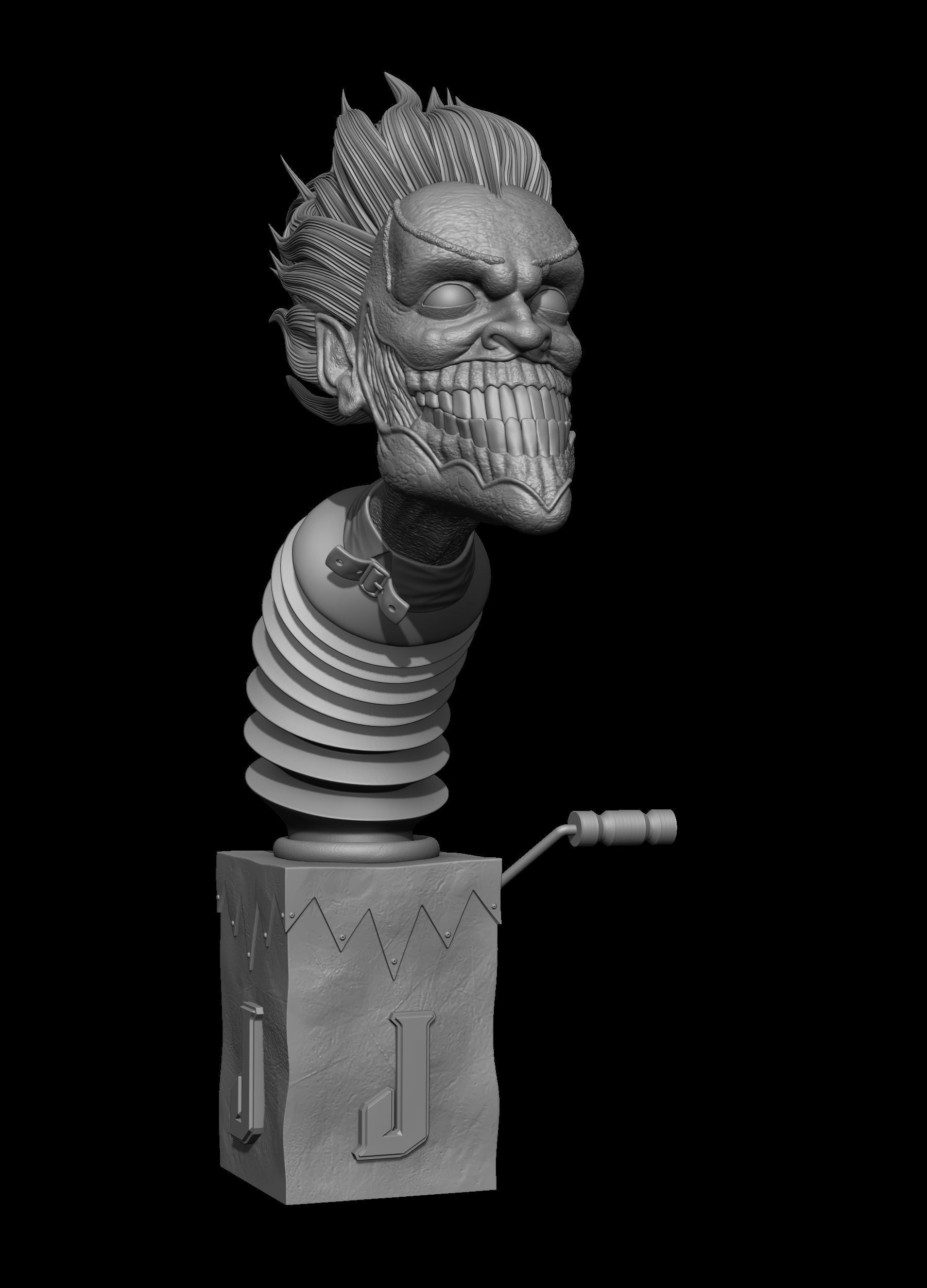 Joker 3D Model fire extinguisher 3D print model_15