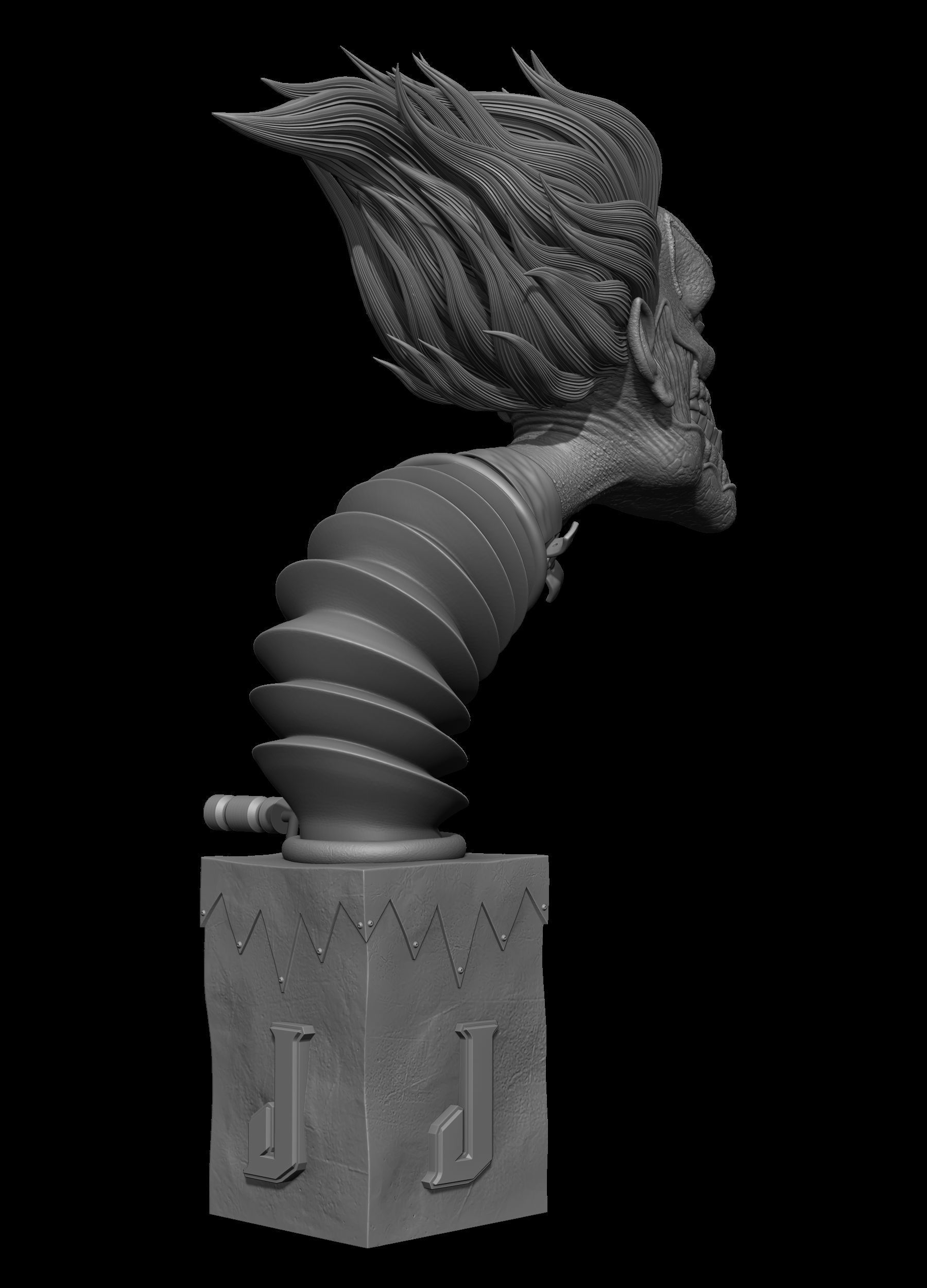 Joker 3D Model fire extinguisher 3D print model_10