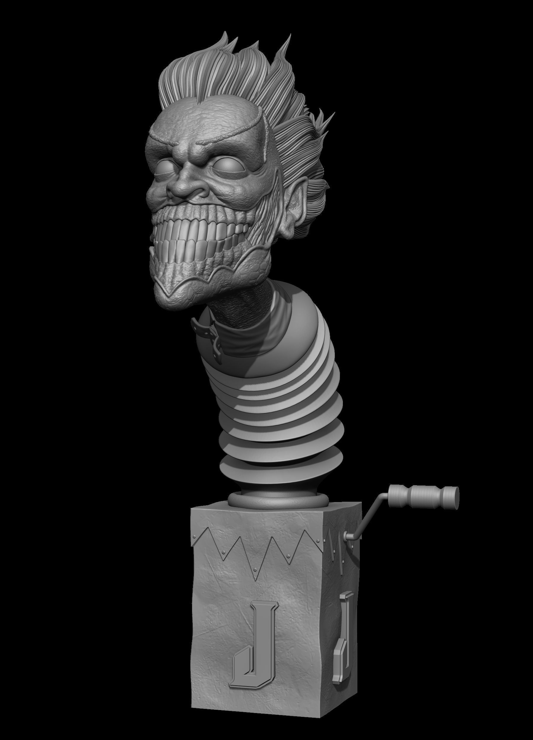 Joker 3D Model fire extinguisher 3D print model_2