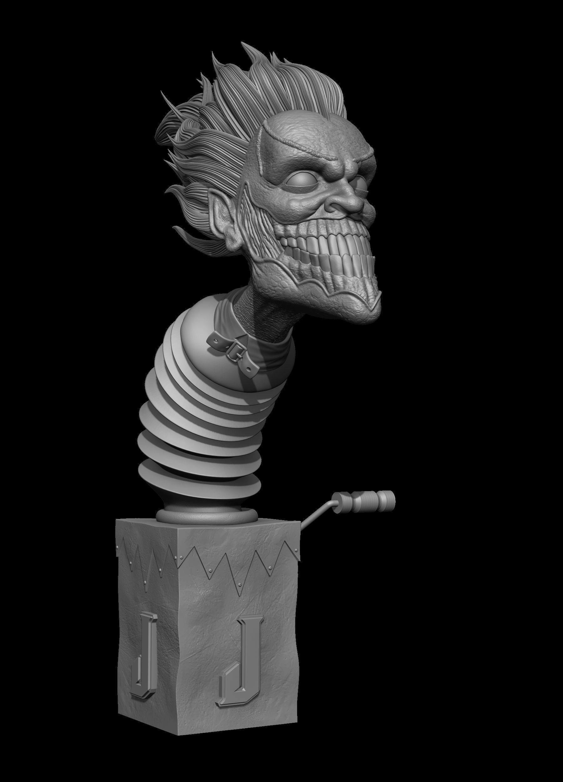 Joker 3D Model fire extinguisher 3D print model_14