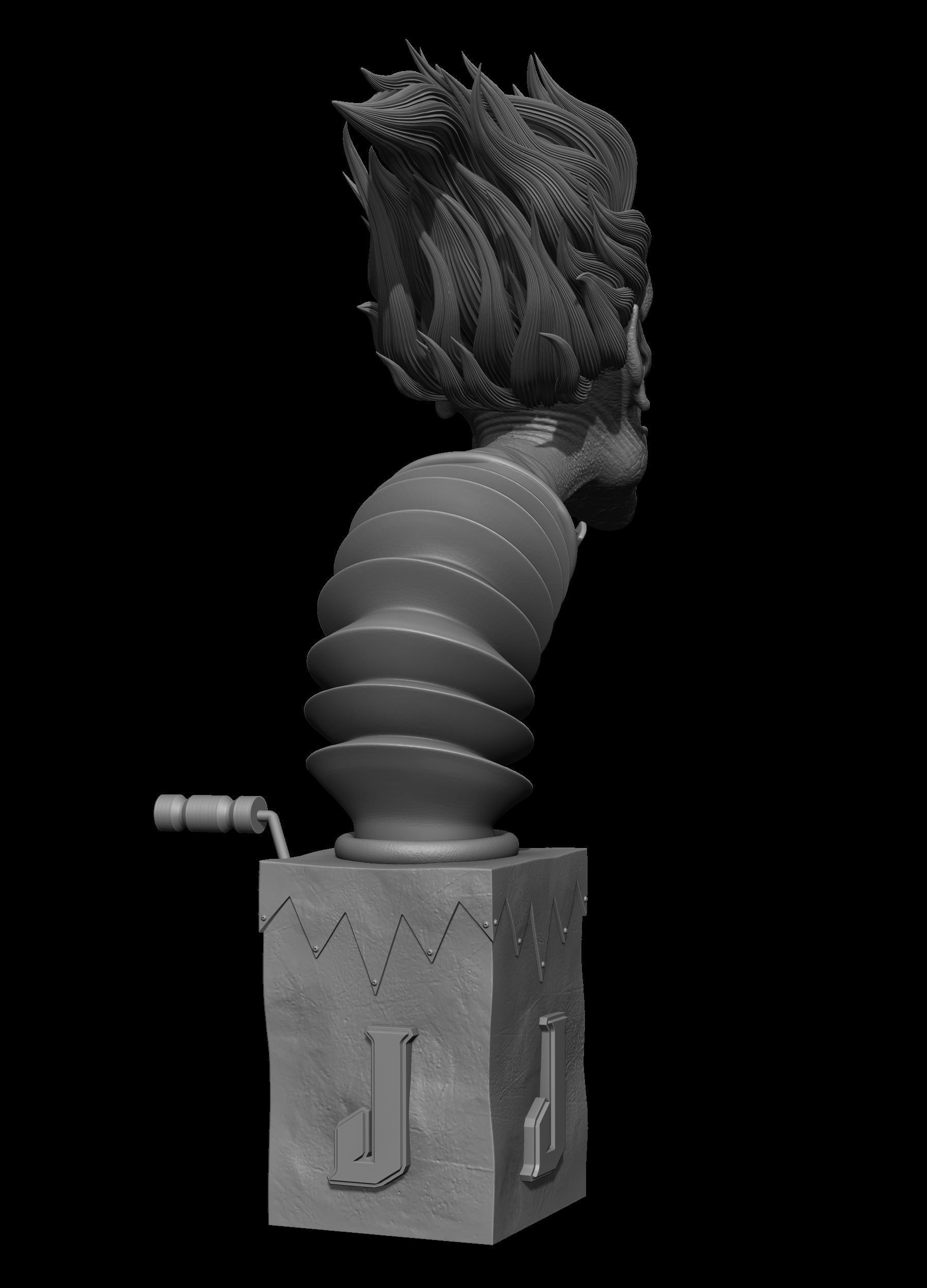 Joker 3D Model fire extinguisher 3D print model_9