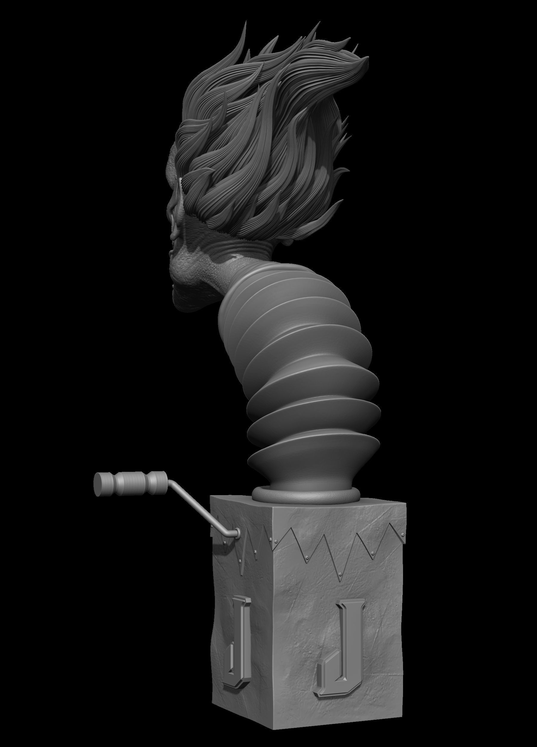 Joker 3D Model fire extinguisher 3D print model_7