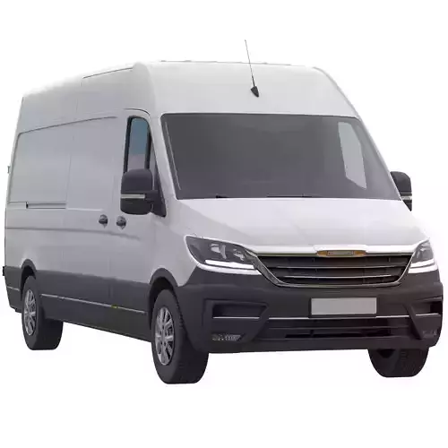 Generic Commercial Cargo Van 3D model