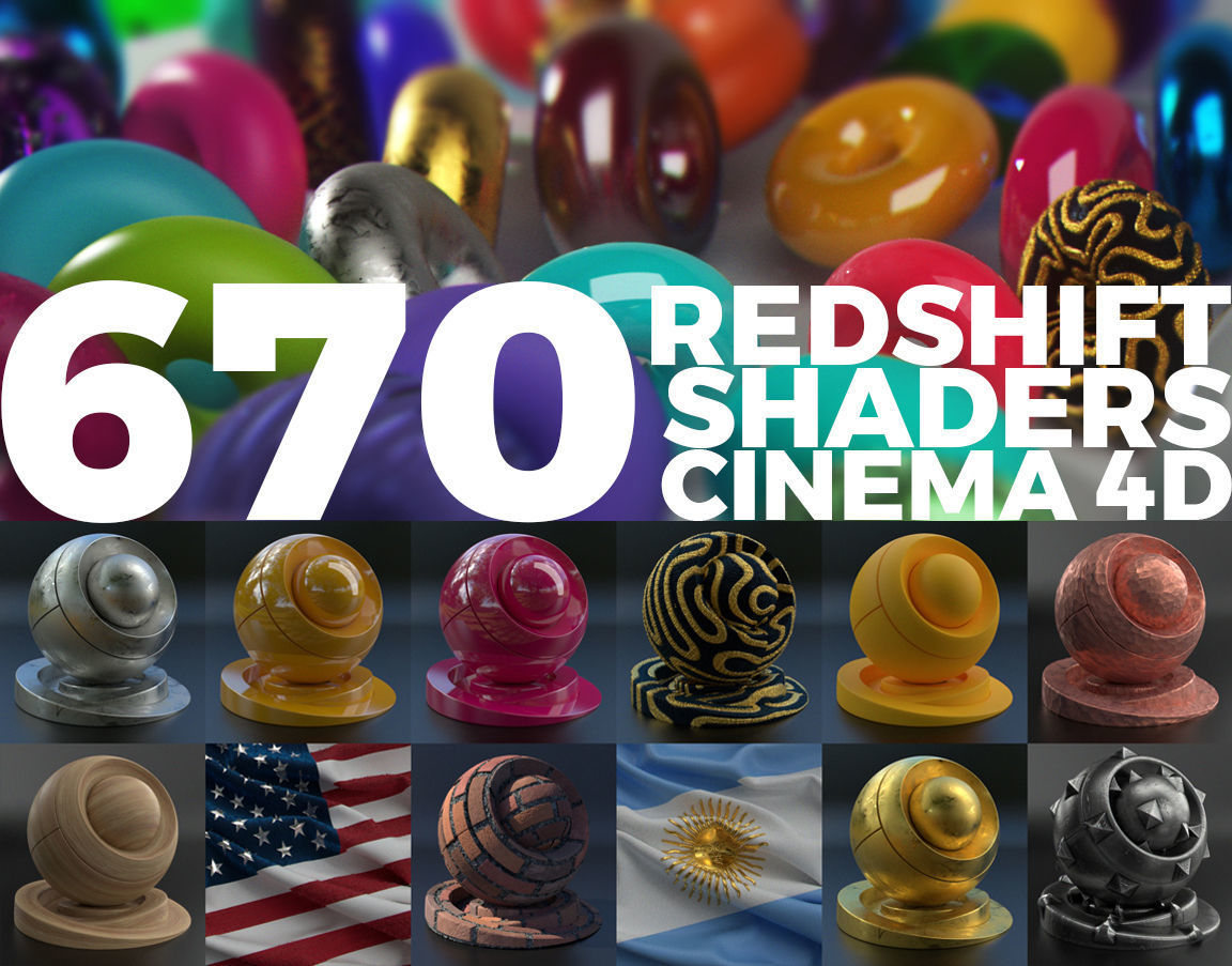 670 Redshift Shader to Cinema 4d v3 Texture_0