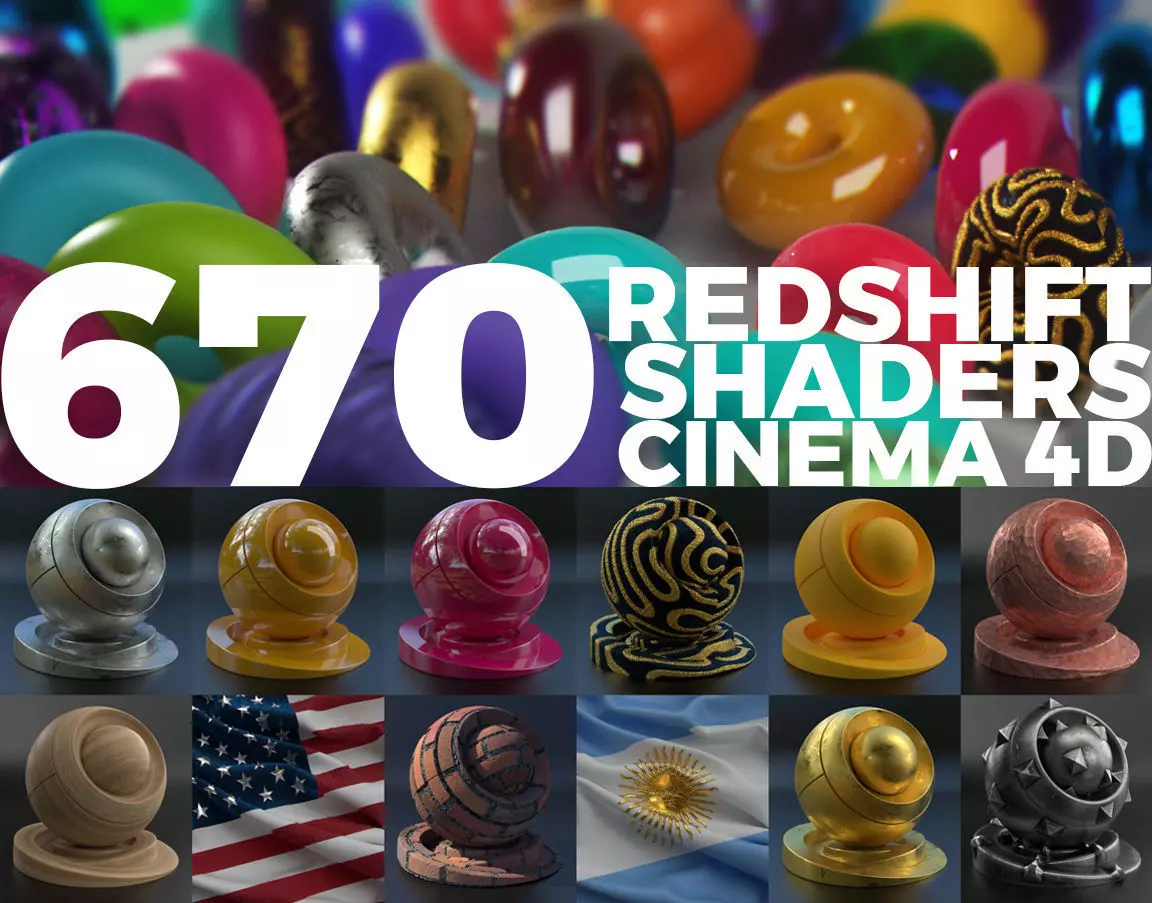 670 Redshift Shader to Cinema 4d v3 Texture_0