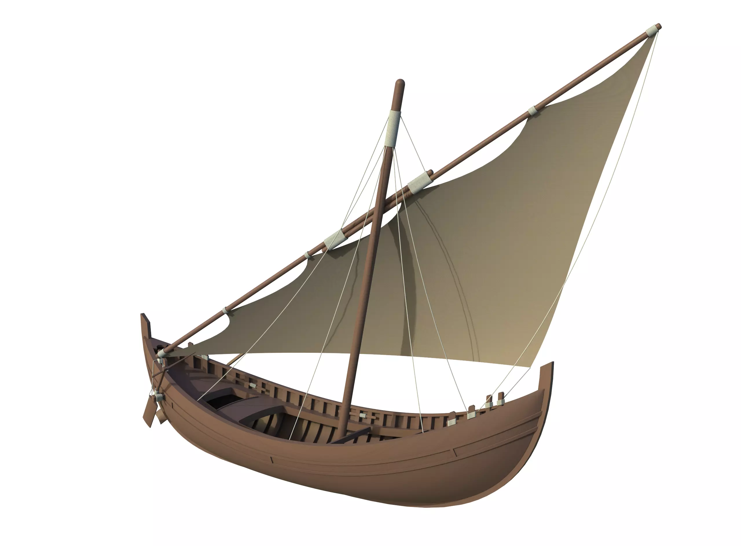 Byzantine Merchant Boat 3D model