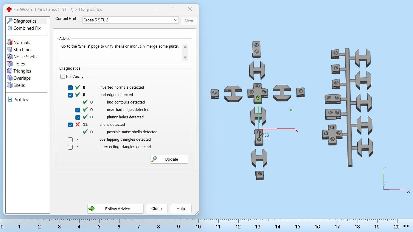 Pendant Cross without Diamonds N20 3D print model_11