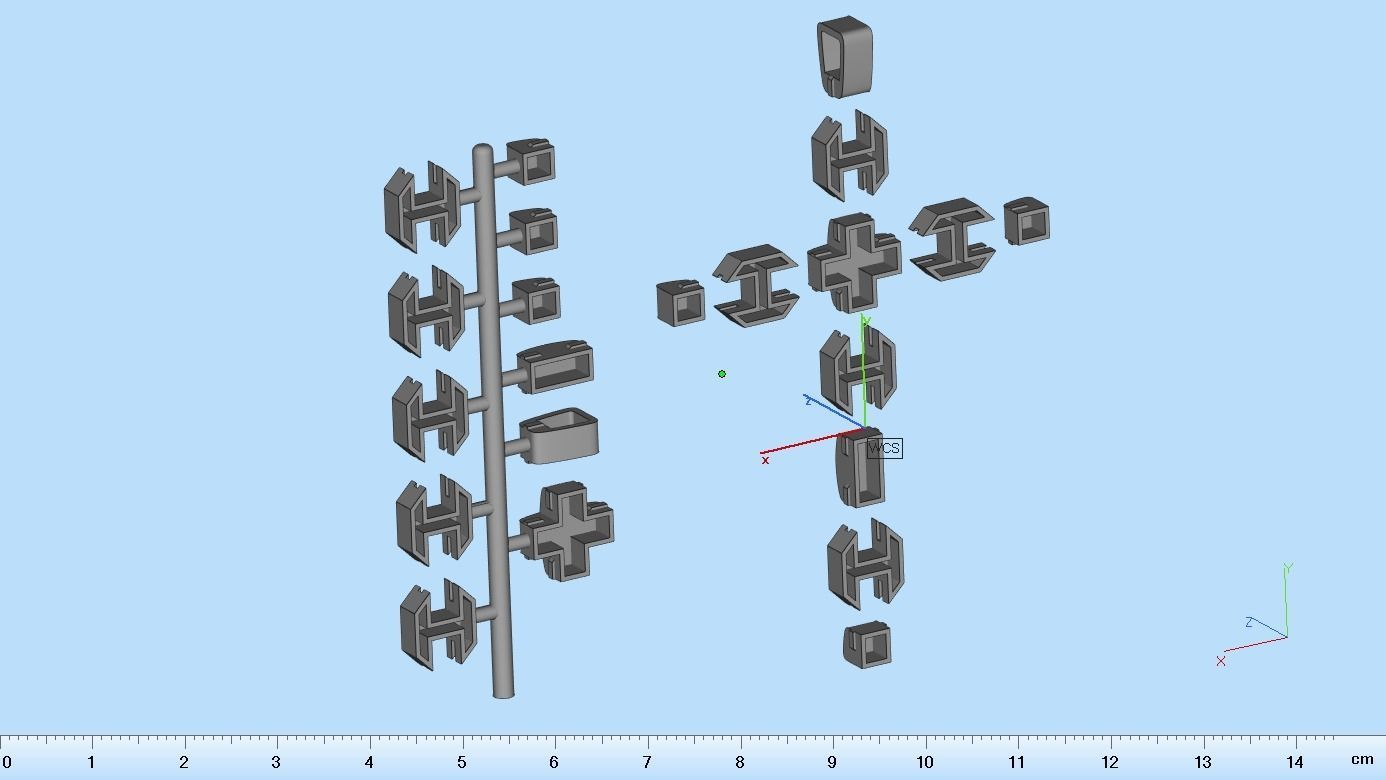 Pendant Cross without Diamonds N20 3D print model_18