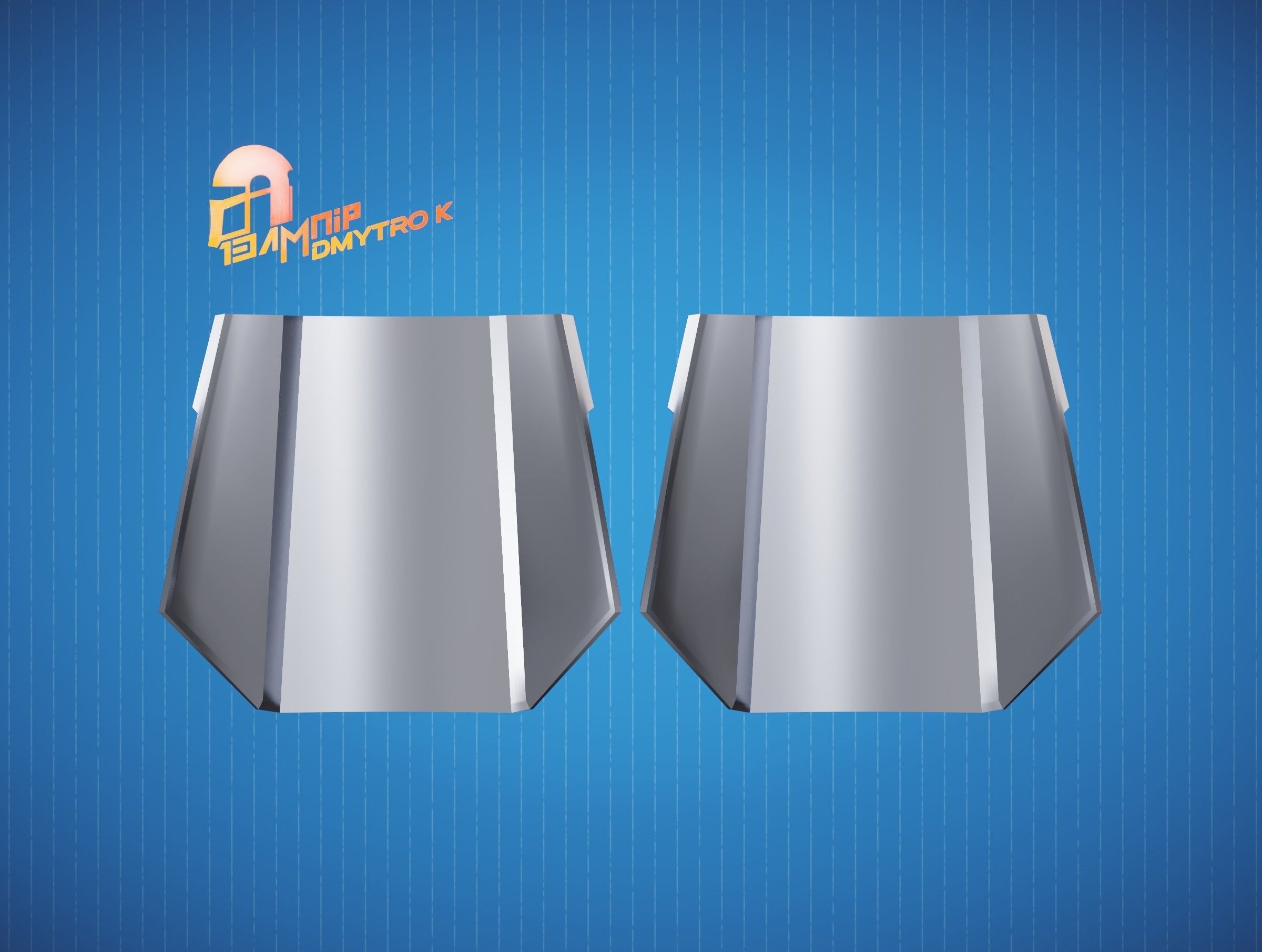 Custom Mandalorian Wrist Armor 3D print model_10