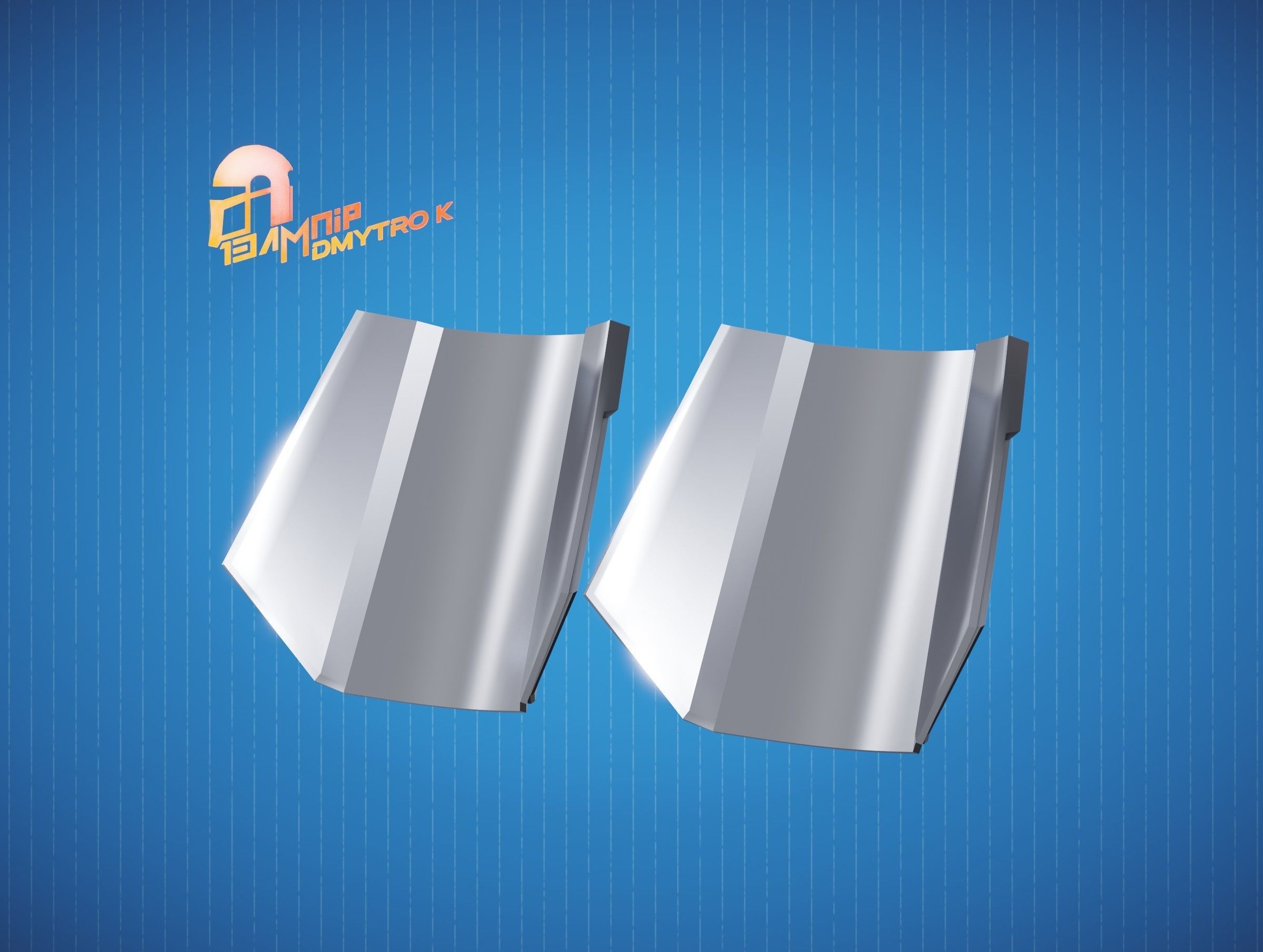 Custom Mandalorian Wrist Armor 3D print model_22