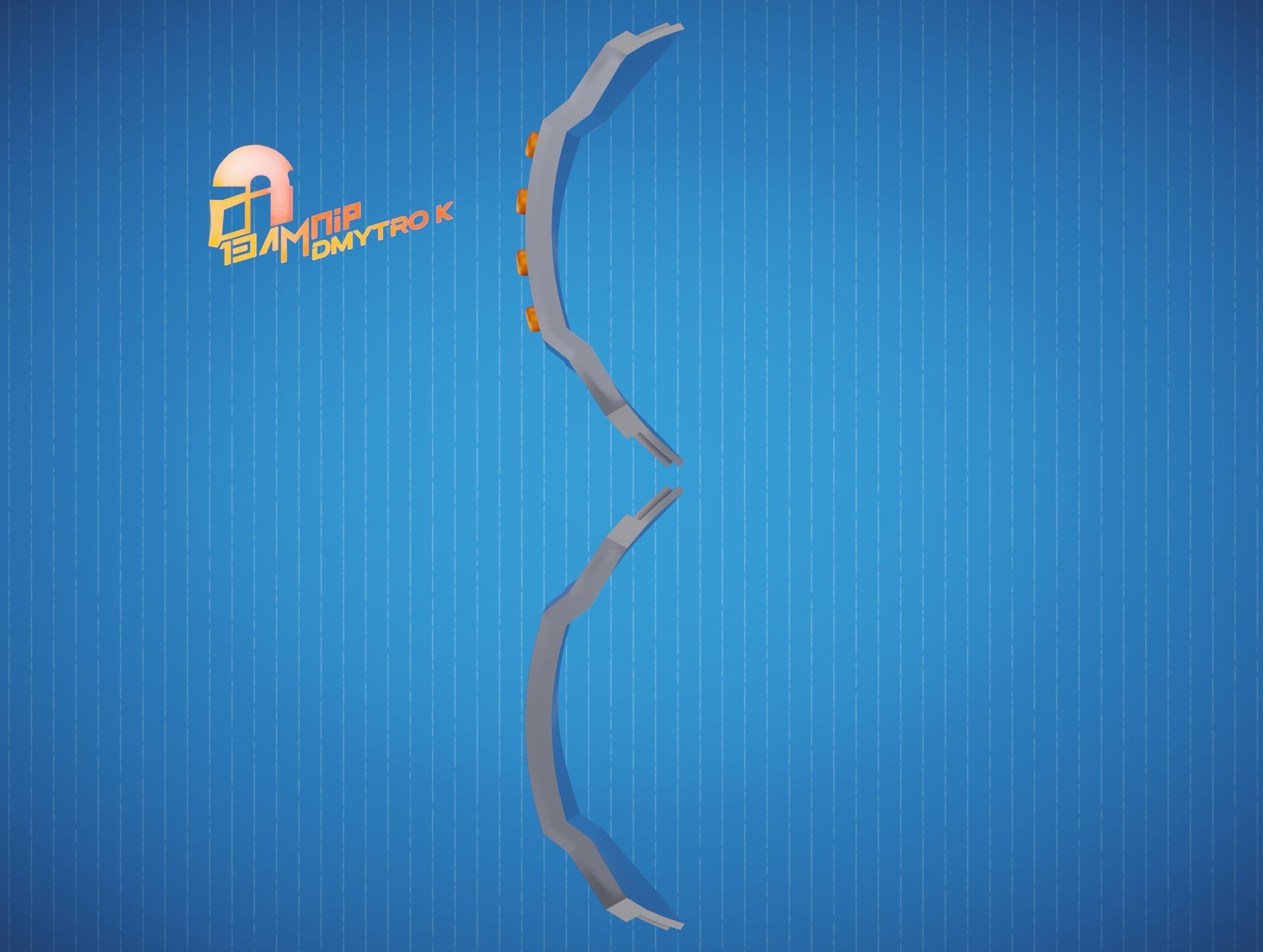 Custom Mandalorian Wrist Armor 3D print model_15