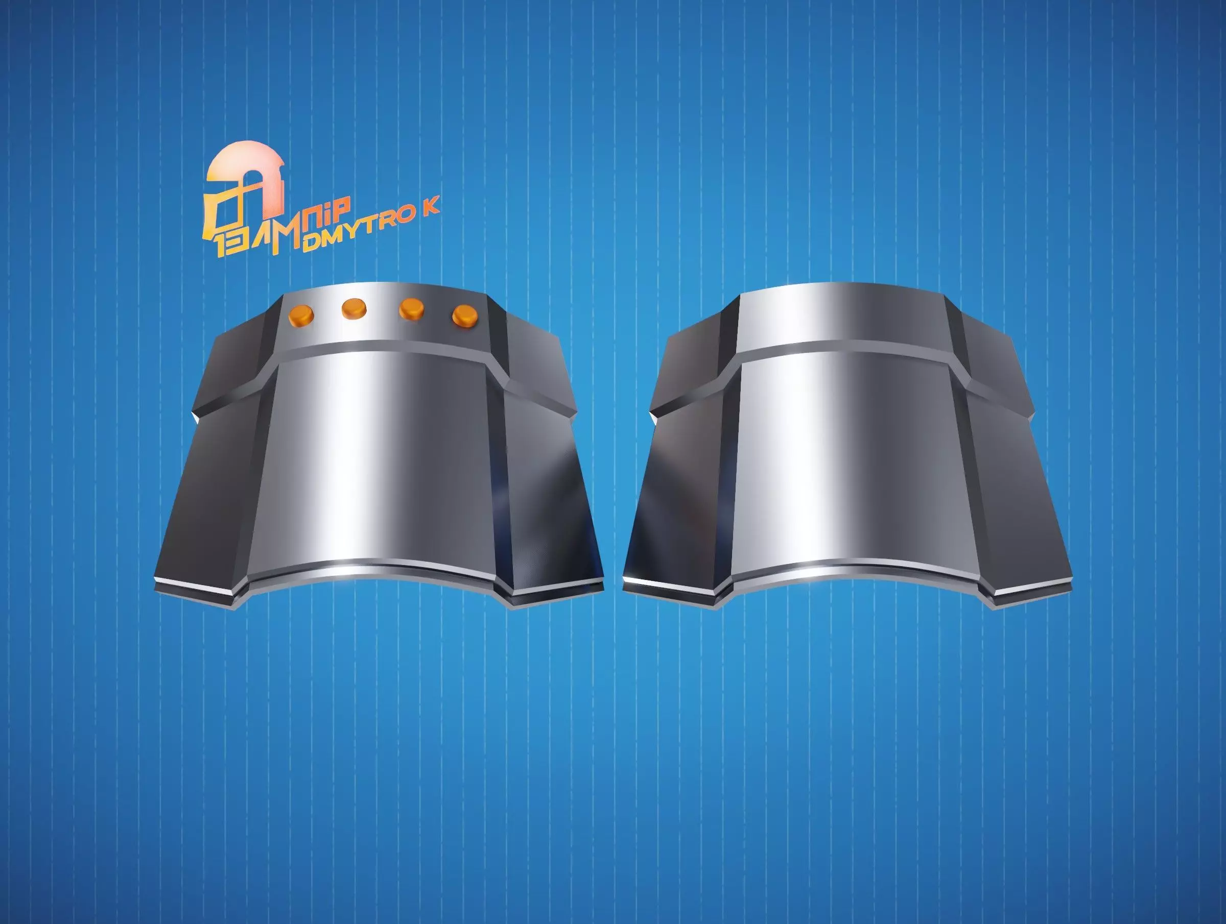 Custom Mandalorian Wrist Armor 3D print model_0