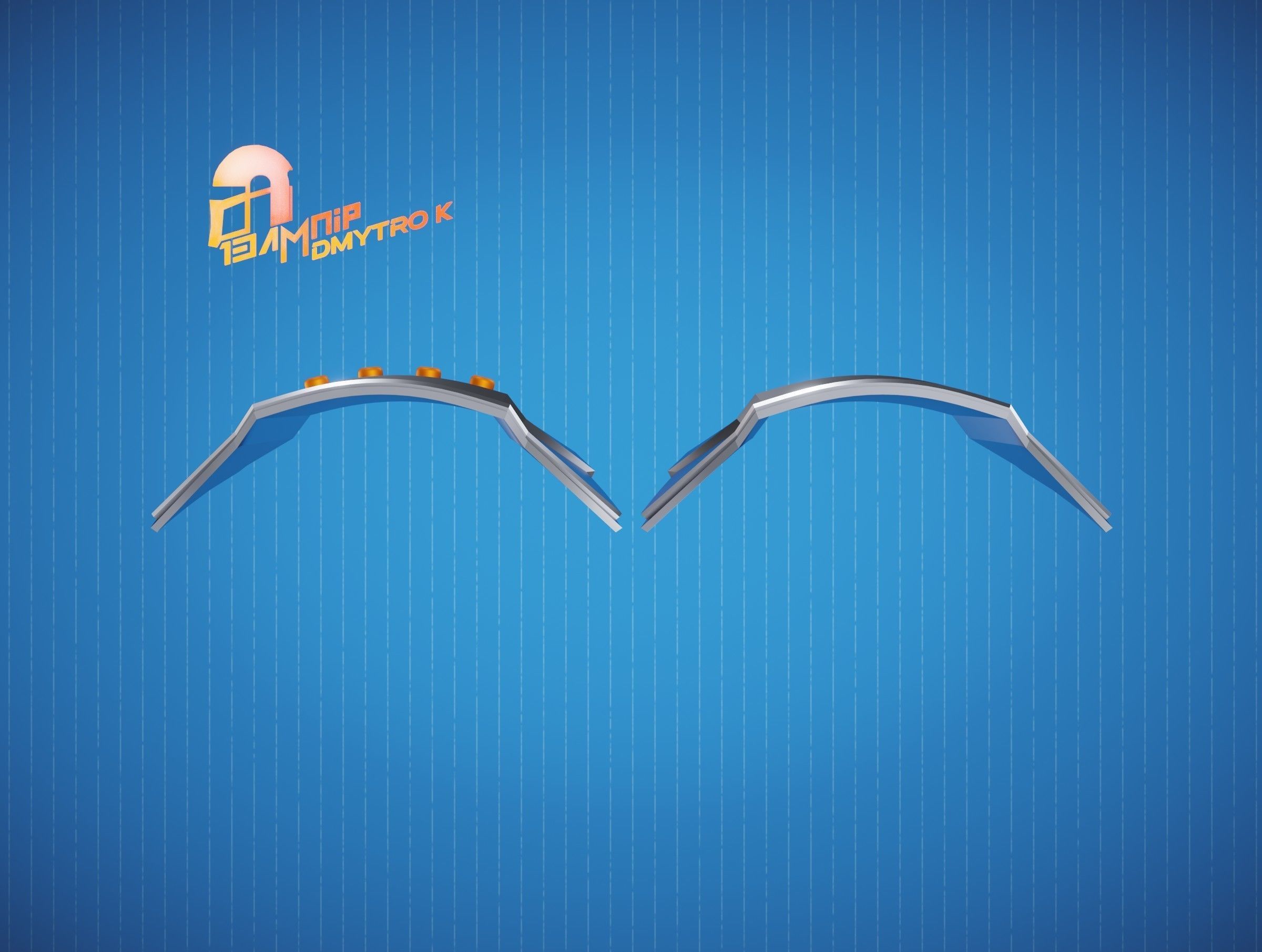 Custom Mandalorian Wrist Armor 3D print model_17