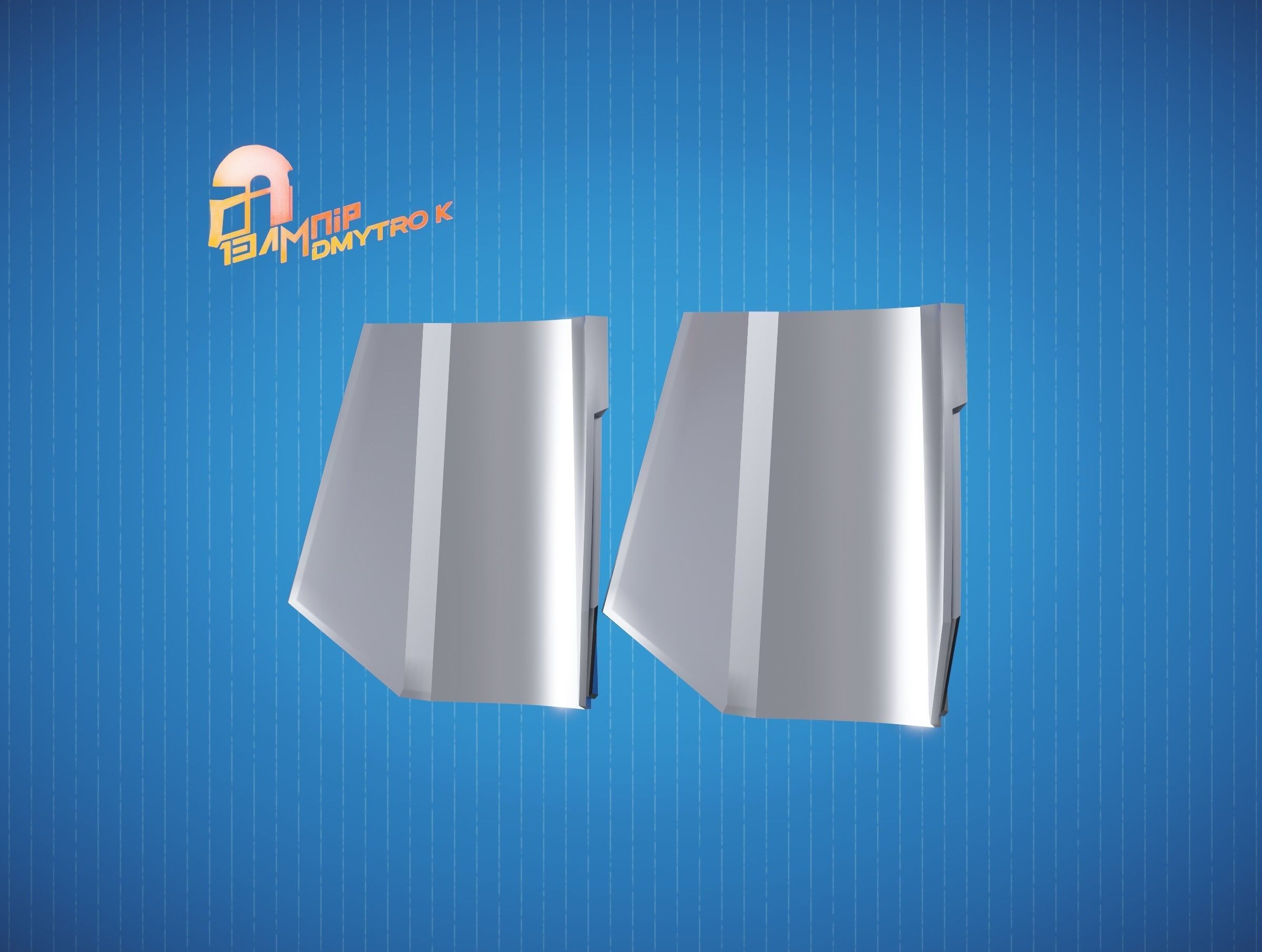 Custom Mandalorian Wrist Armor 3D print model_11