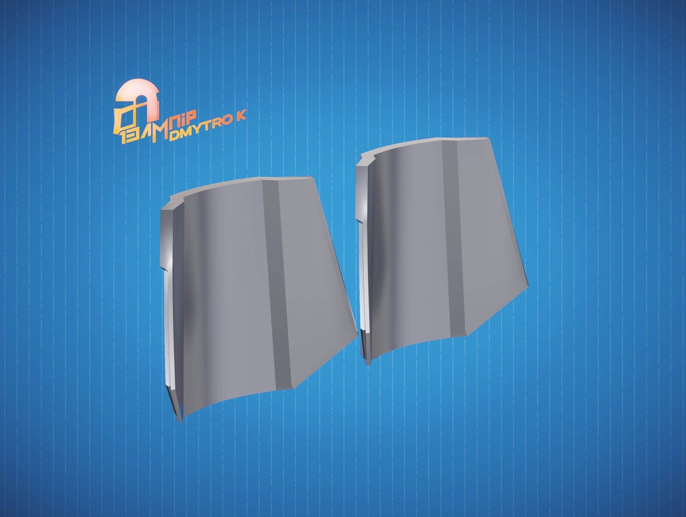 Custom Mandalorian Wrist Armor 3D print model_9