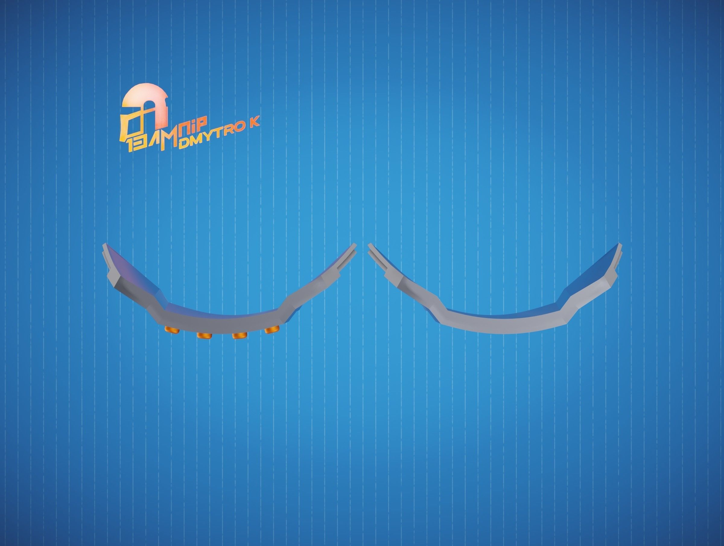 Custom Mandalorian Wrist Armor 3D print model_14